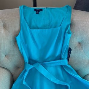 Women’s Chaps dress. Aqua colored. Size 6.